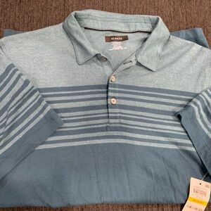 Me’s Alfani Color Blocked Polo Shirt Men’s Size M